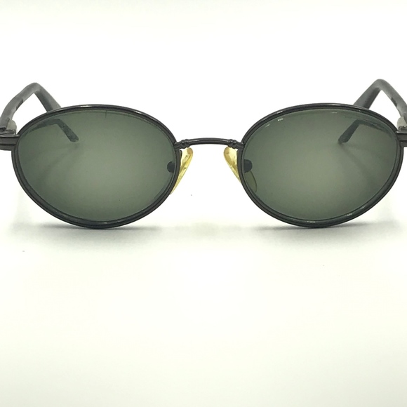 VINTAGE AMERICAN OPTICAL BLACK ROUND SUNNY SHADES - Picture 4 of 8